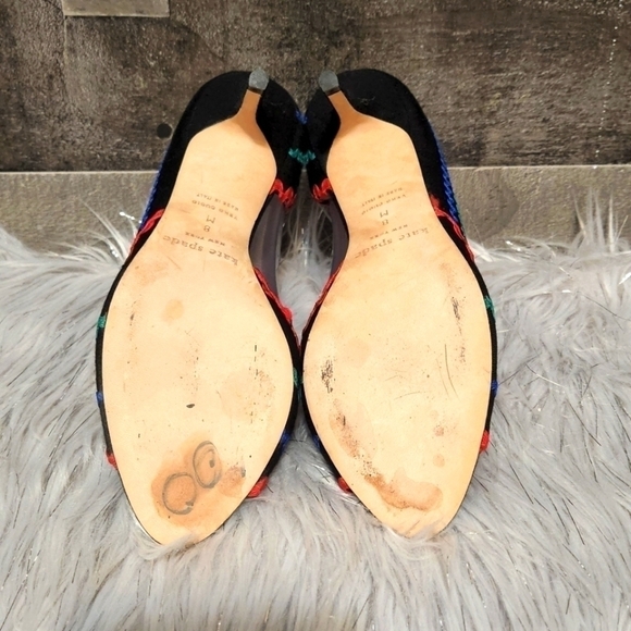 Kate Spade New York Womens Saranne Fabric Peep Toe D-Orsay Pumps - Picture 8 of 11